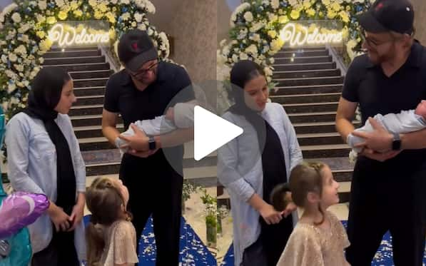 Shahid Afridi Plays With Shaheen's Son In A Heartwarming Video - Watch